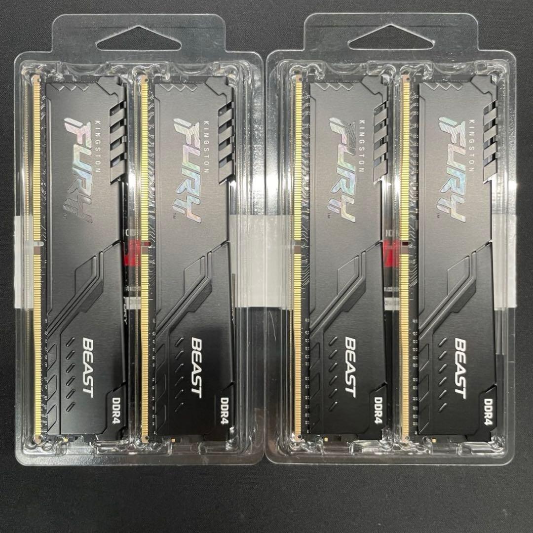 Kingston FURY BEAST 3200MHz DDR4 8GB‪✕‬4