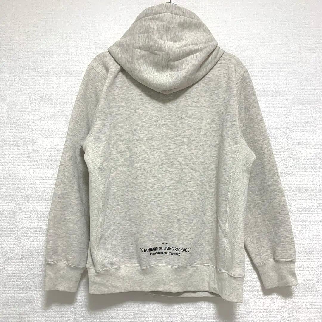 限定ノースフェイス★STANDARD パーカー XL グレー白 オートミール