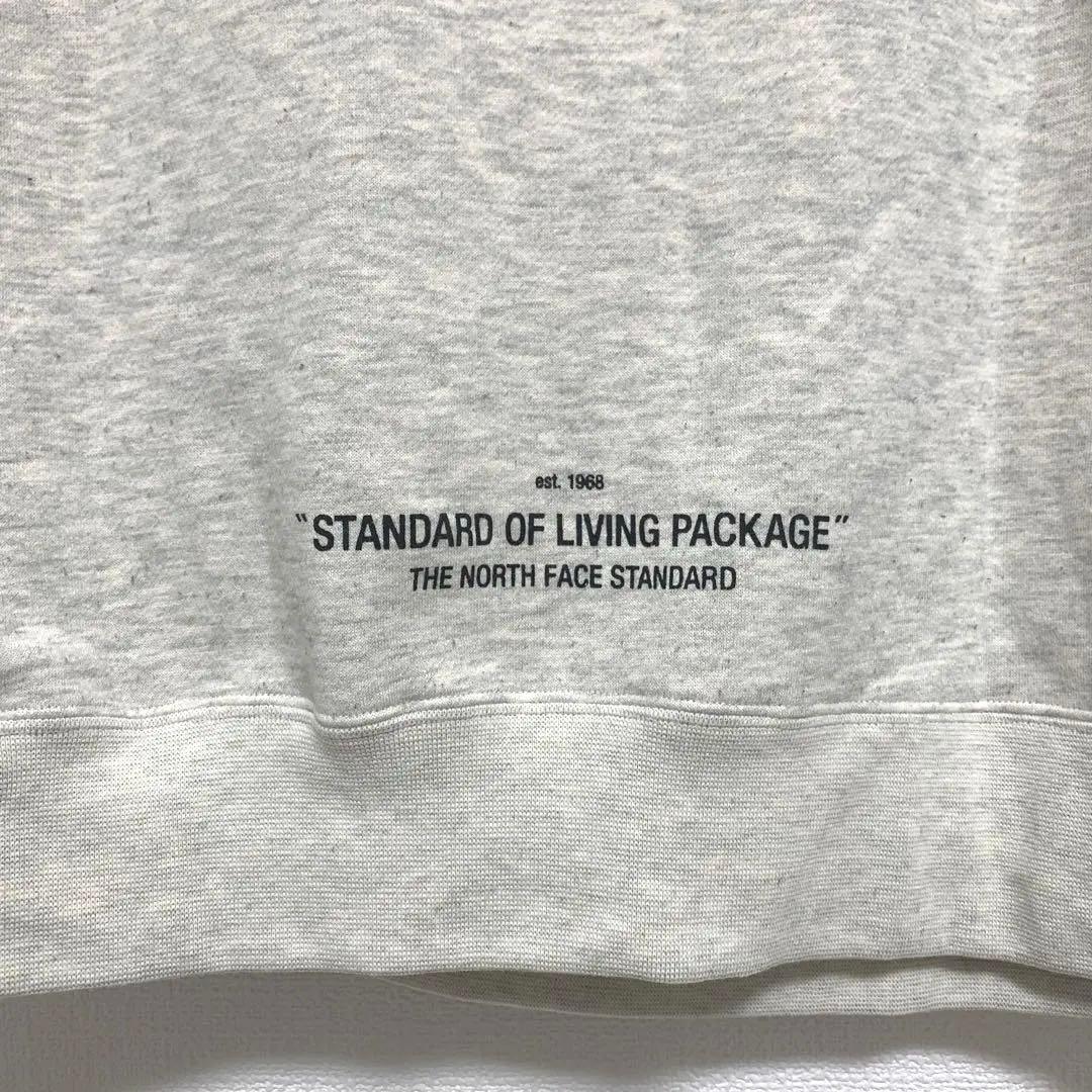限定ノースフェイス★STANDARD パーカー XL グレー白 オートミール