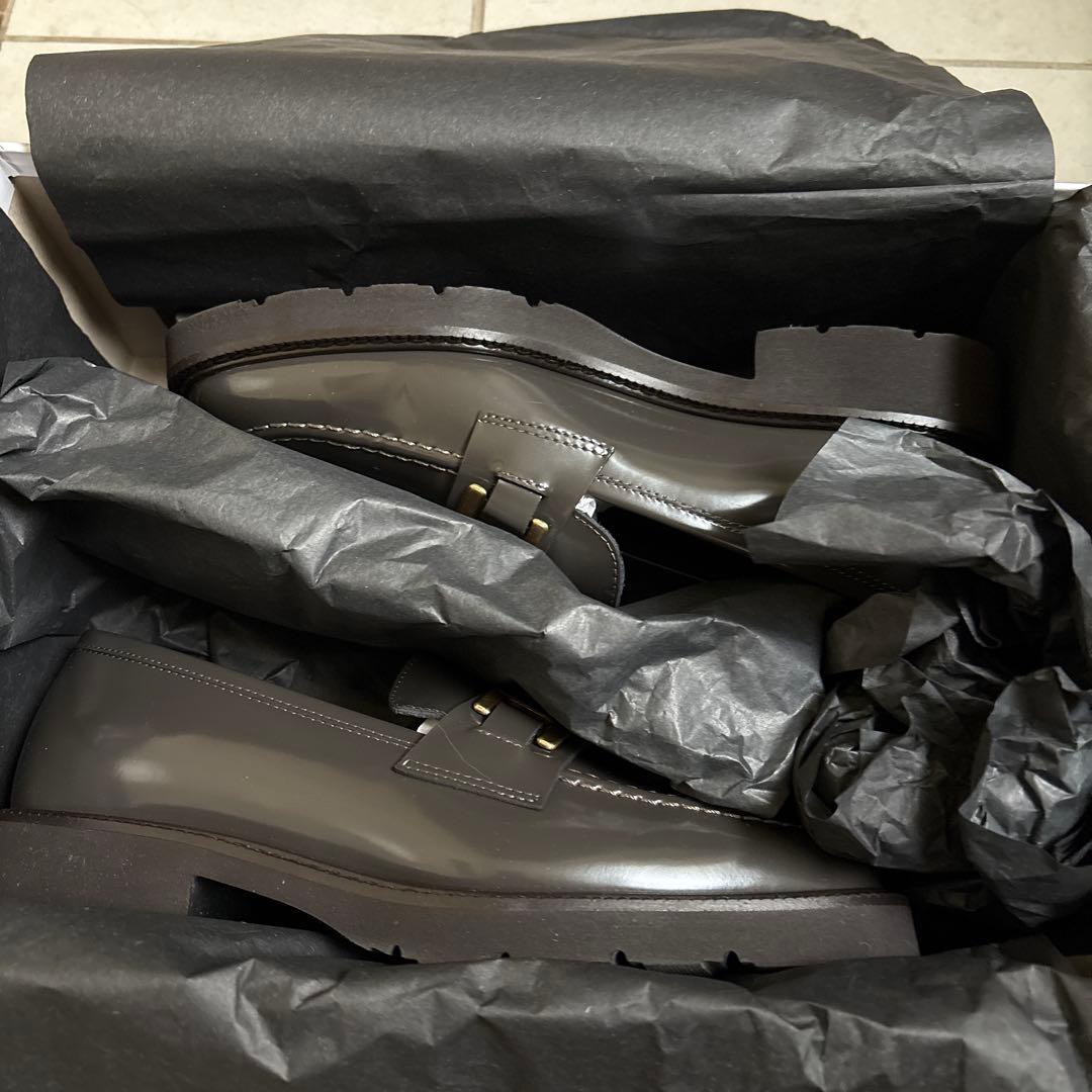 Luca Grossi ルカグロッシ　ローファー36（23㎝）グレー