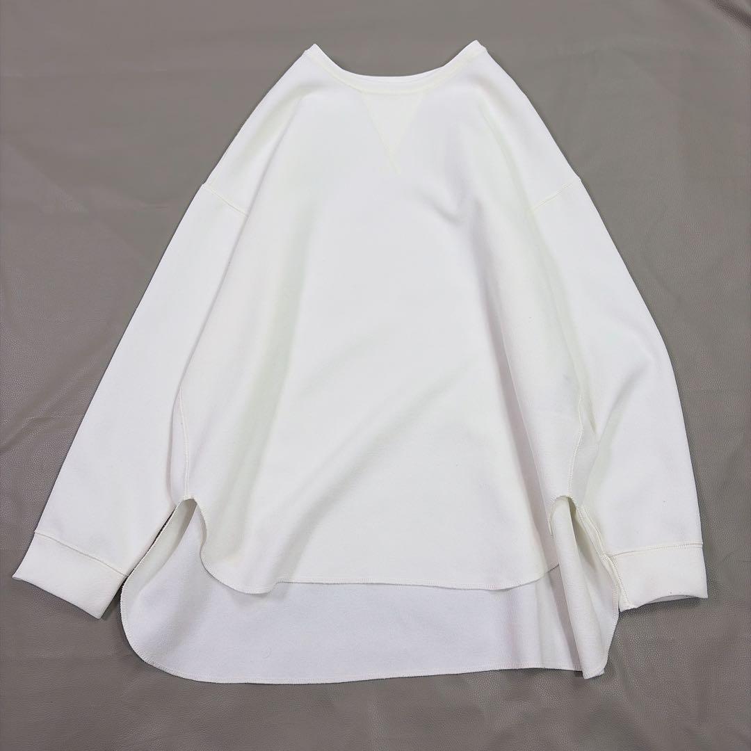 Whim Gazette ウィムガゼット　Vガゼットプルオーバー　ホワイト36