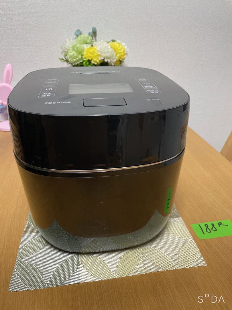 東芝RC-18VST-K炎匠炊き 真空圧力IHジャー炊飯器 ジャンク品