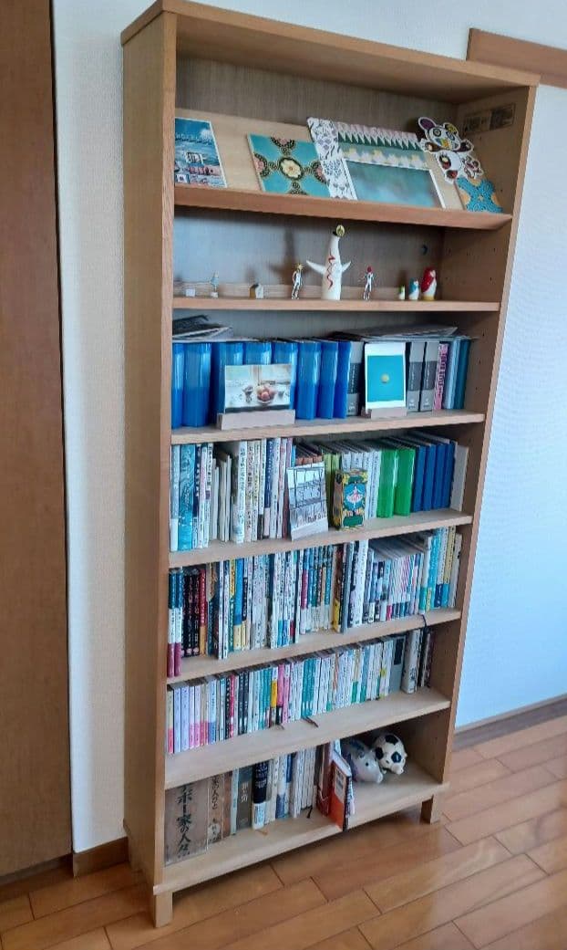 無印良品　木製本棚 多段式　薄型