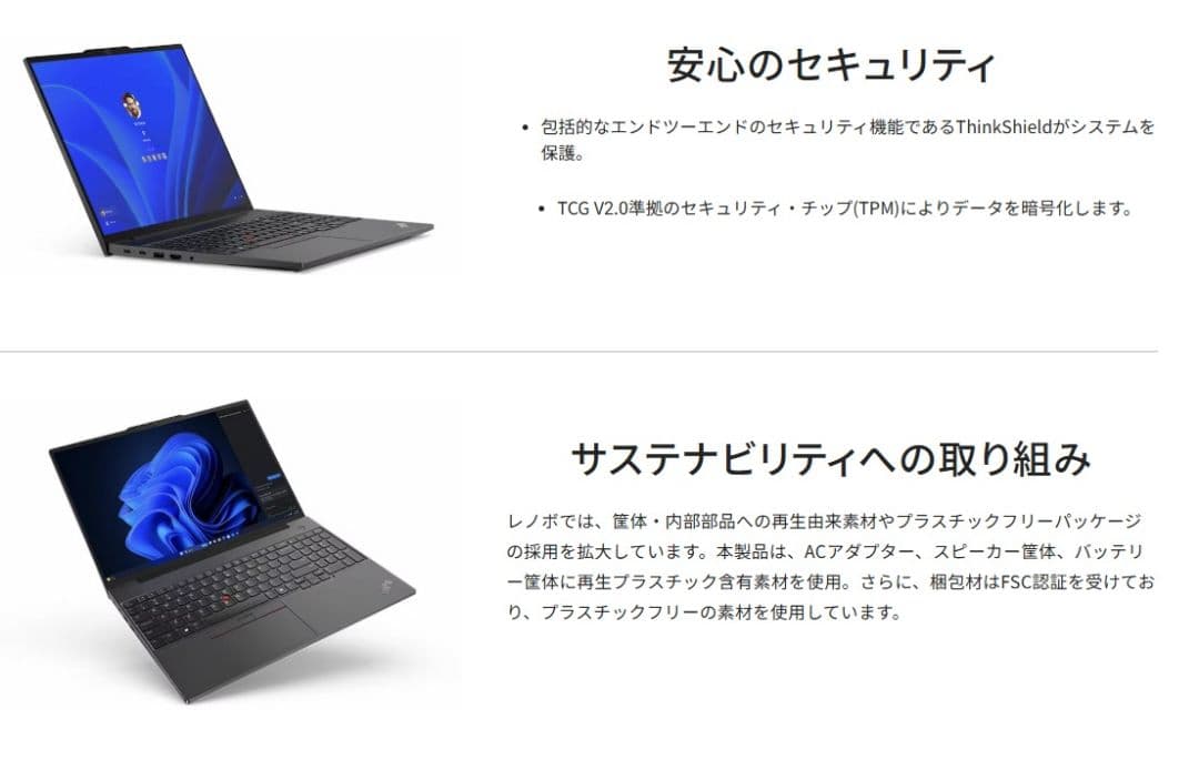 新品　LENOVO ThinkPad E16 Gen2 　21M6S0KL00