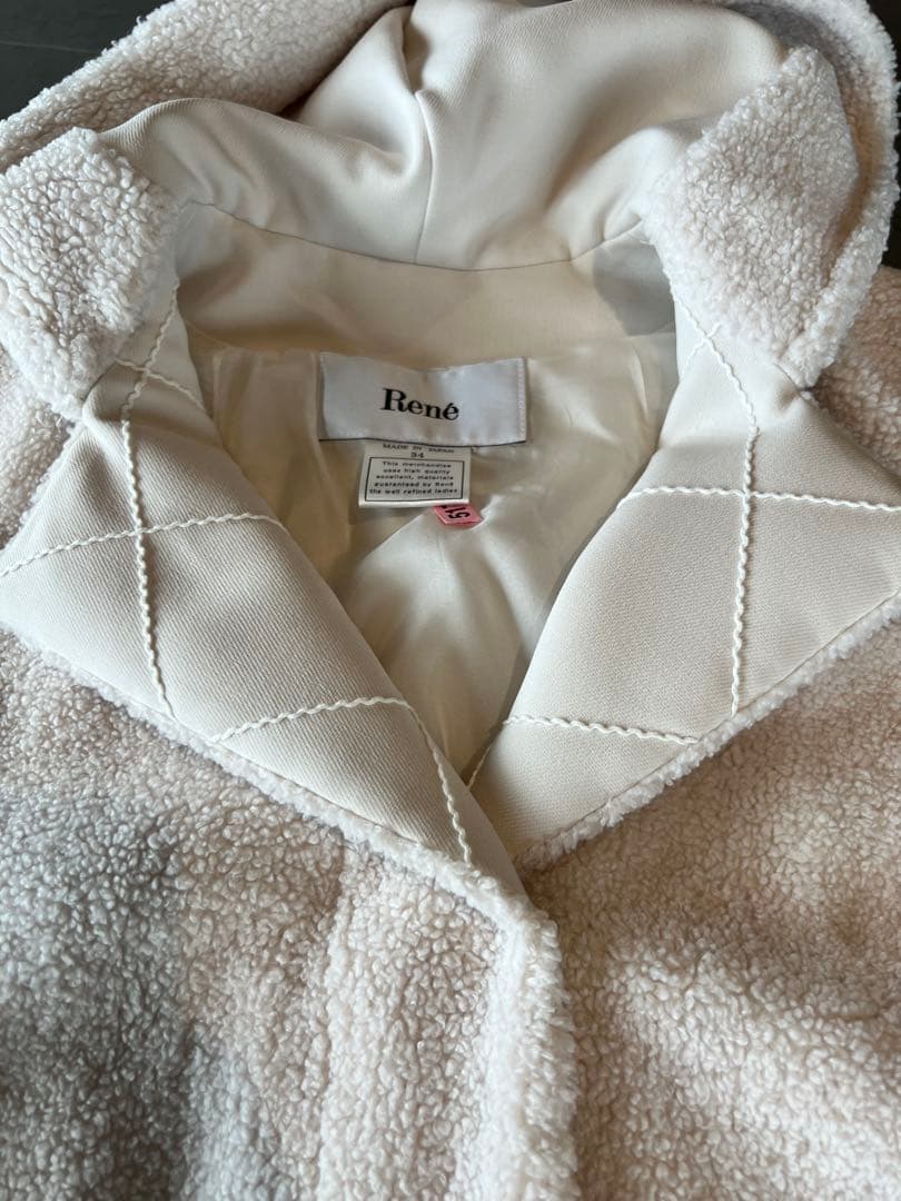 Rene ボアロングジレ　34 美品