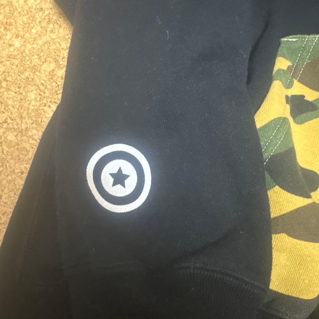 A Bathing Ape シャークフルジップパーカー ダブルフード