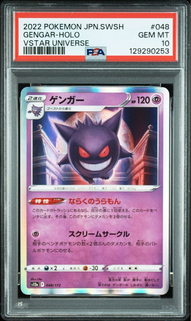 ゲンガー S12a VSTARユニバース 048/172 PSA10 2枚　連番