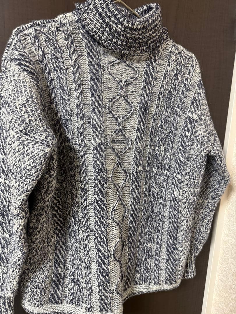 Guernsey Woollens タートルネックセーター M