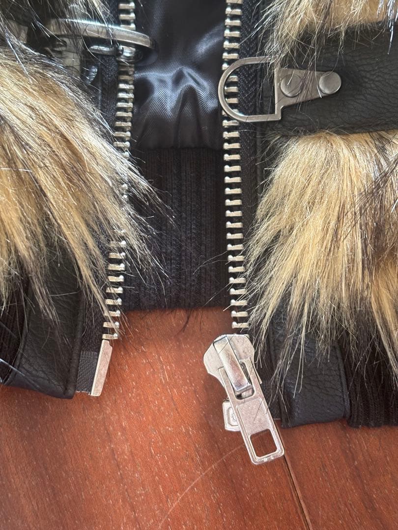 JADED LONDON フェイクファー　フーディ　ジャケット　美品