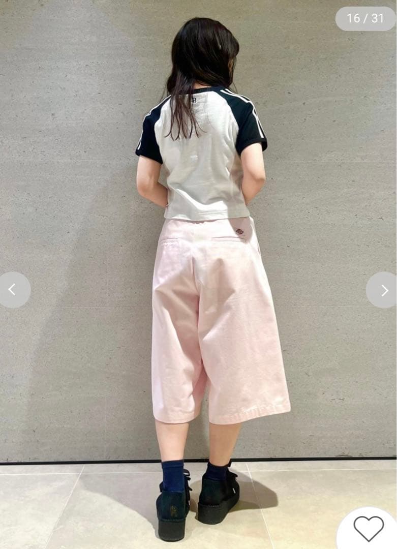 【LILY BROWN Dickies】チノハーフパンツ