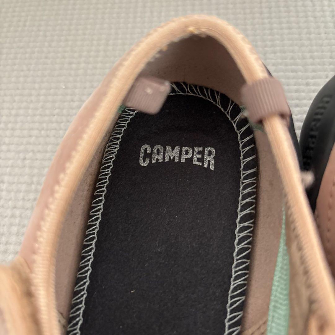 カンペール CAMPER カンペール ライトニナ メリージェーン 37 ベージュ