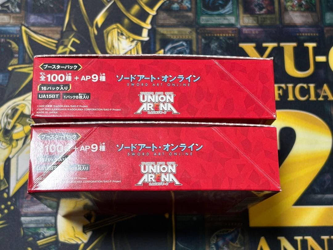 ユニオンアリーナ　ソードアートオンライン 2 box 新品　テープ付き