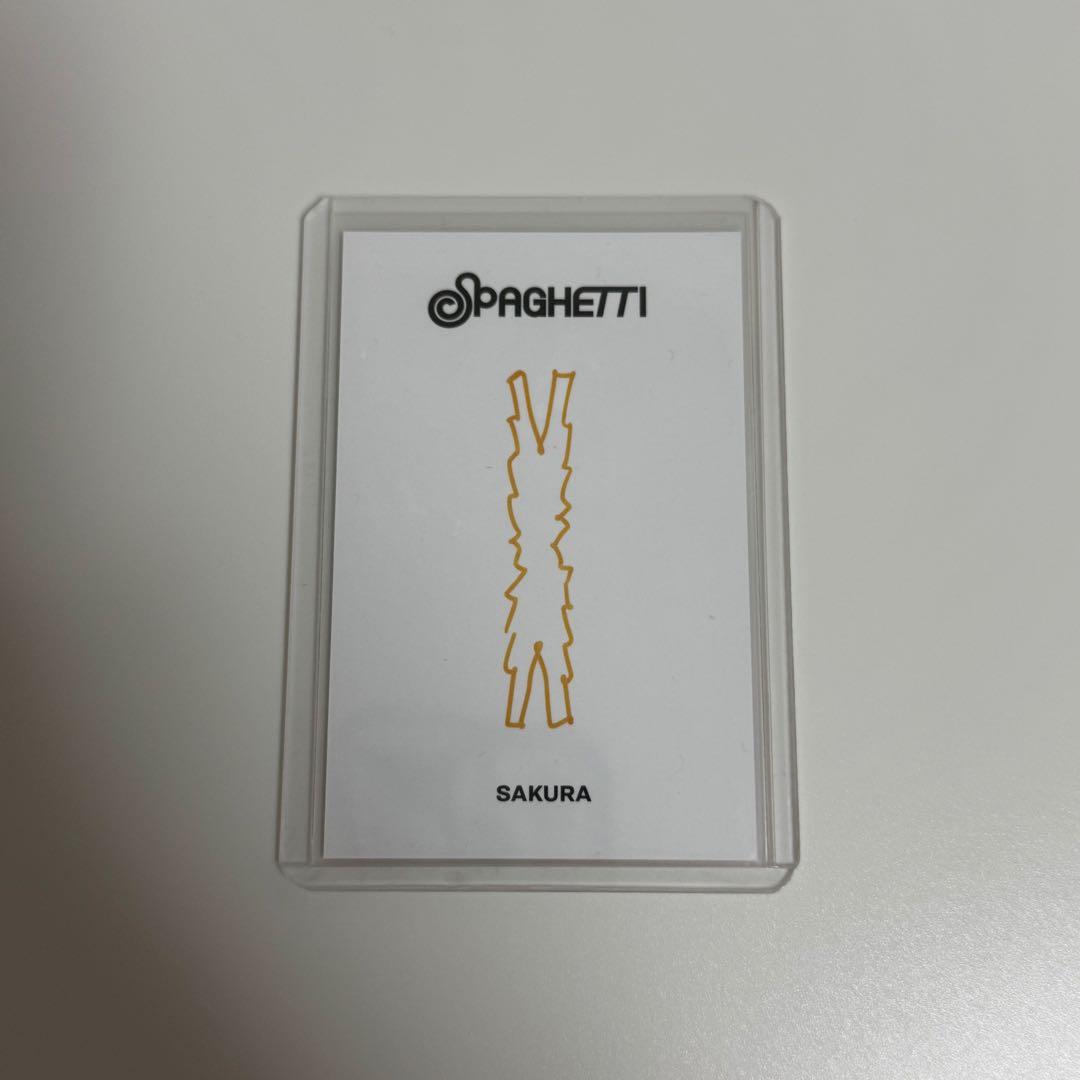 LE SSERAFIM ルセラ SPAGHETTI サノク トレカ サクラ 咲良