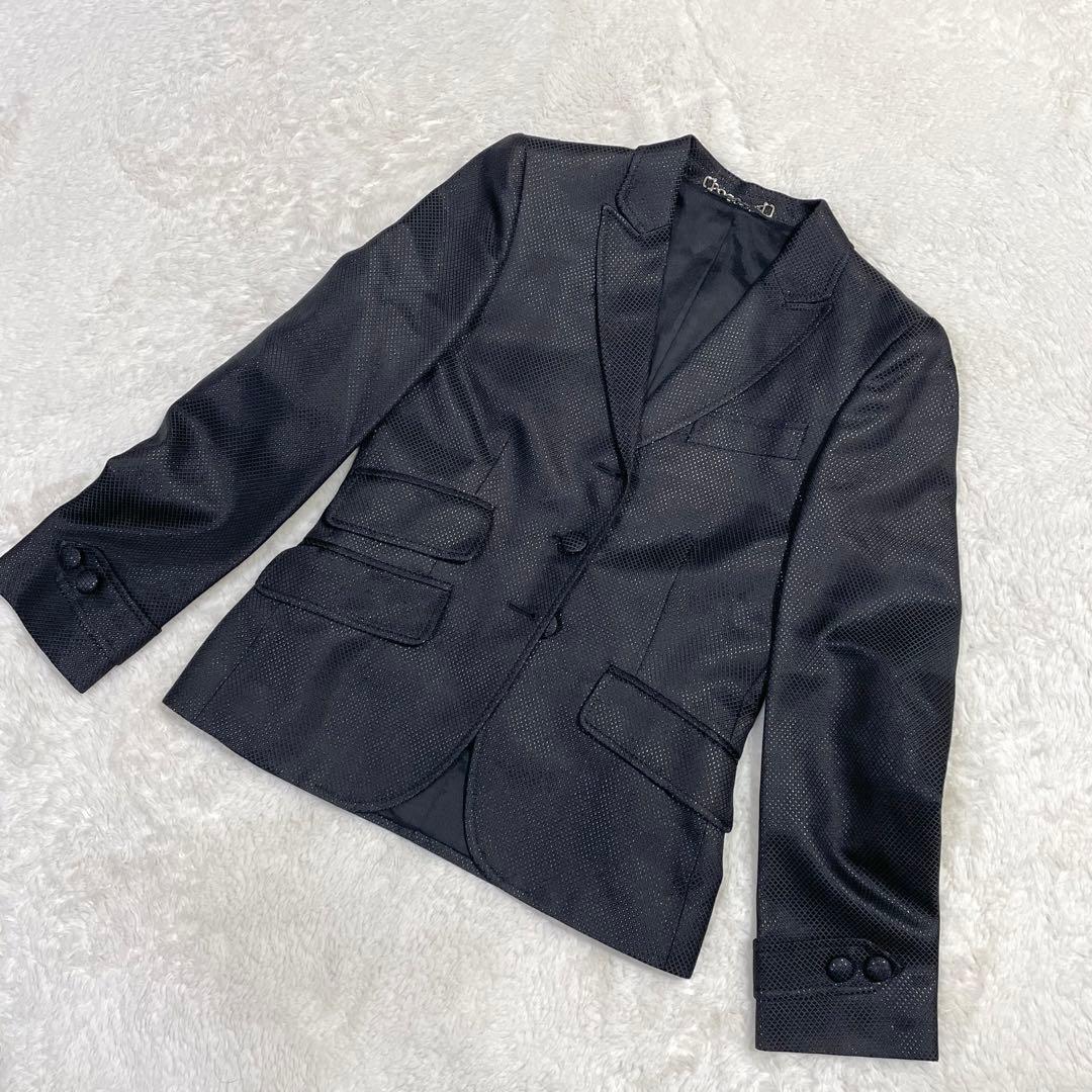 イタリア製 GUCCI グッチ シルク混 スカートスーツ セットアップ ブラック