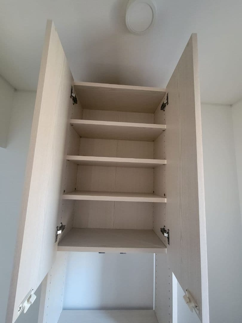 キッチン収納 ライトウッド調 食器棚