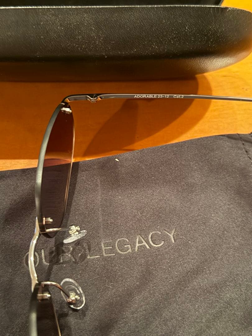 OUR LEGACY Adorable ジオメトリックフレーム サングラス