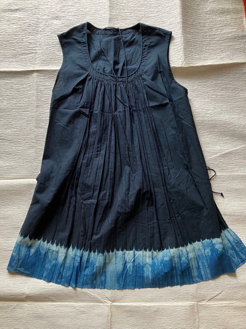 45R インディゴ染めチュニック