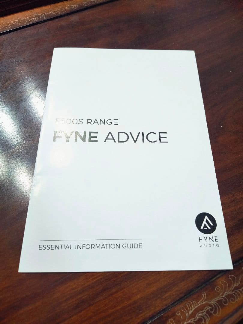 【極美品・ワンオーナー】Fyne Audio F500S〈元箱完備〉