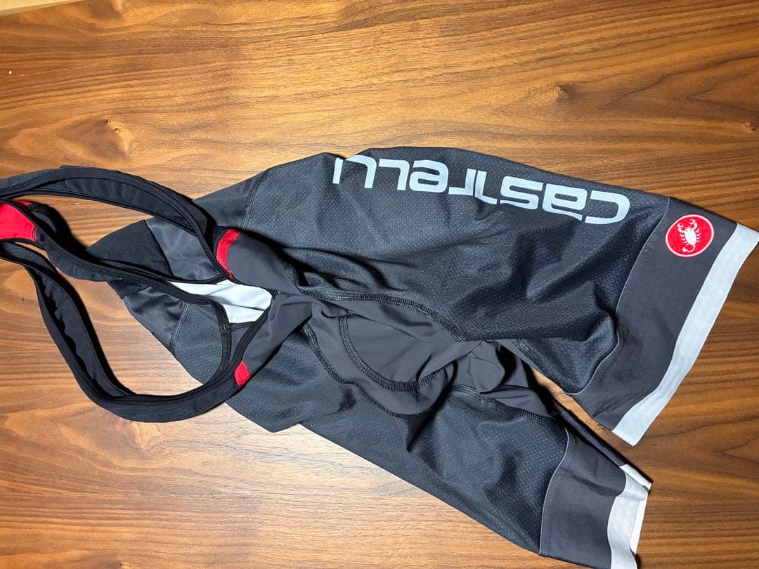 Castelli Competizione ビブショーツ 黒×グレー　Lサイズ