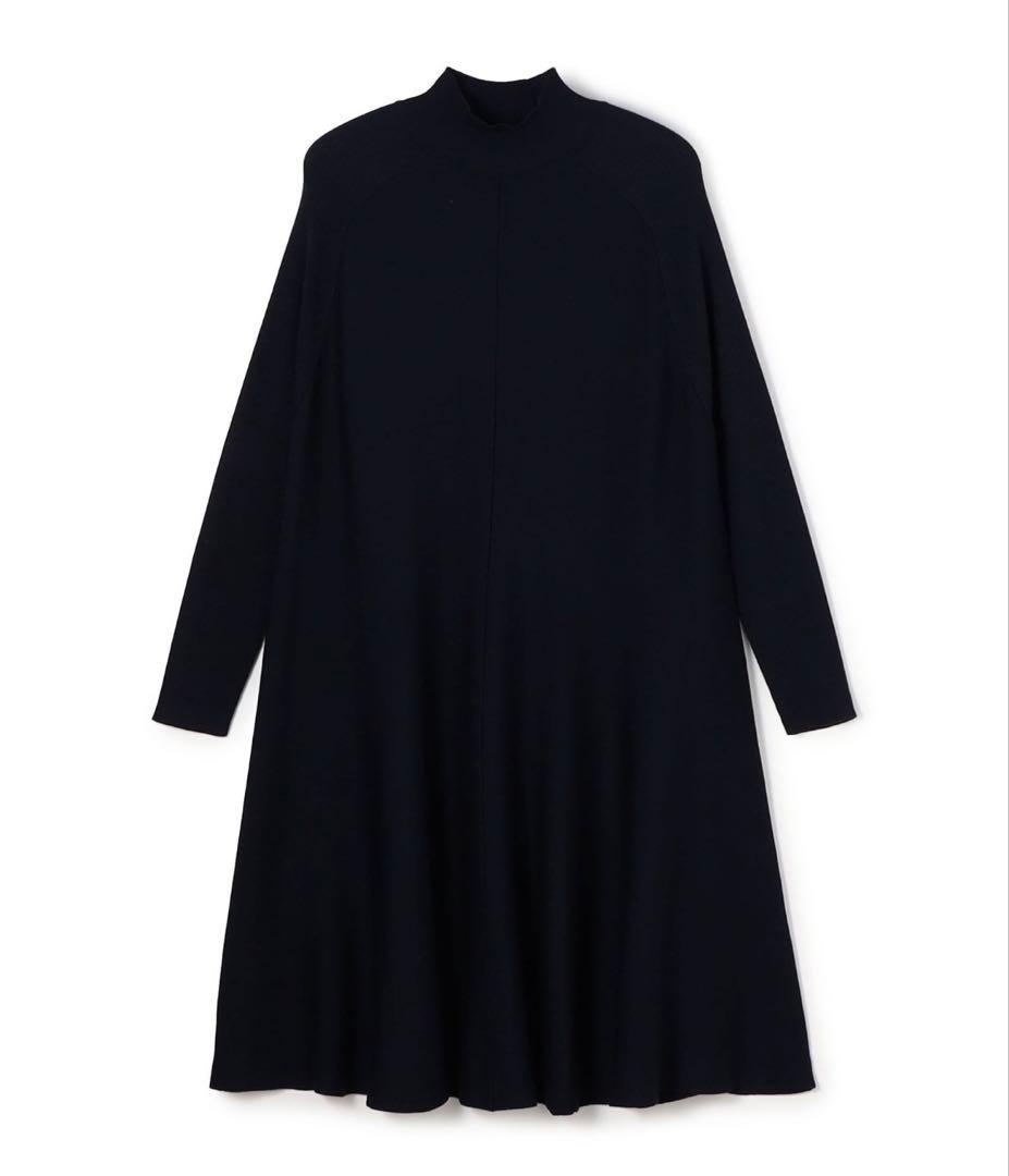 BALLSEY バウンスムース フレアワンピース　ネイビー36