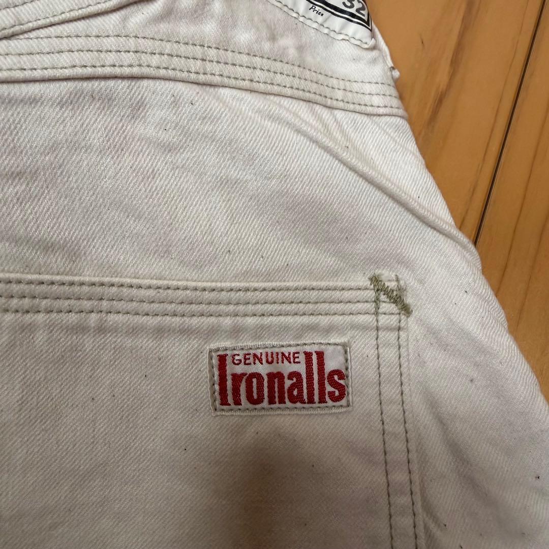 フリーホイラーズ ホワイト カーゴパンツ 複数ポケット　34インチ