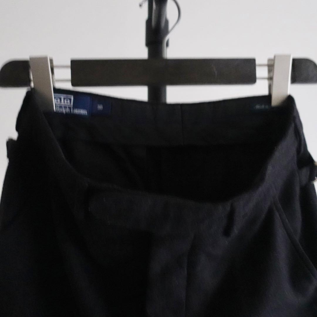 【イタリア製】Polo RalphLauren ウールカシミア　ワイドスラックス