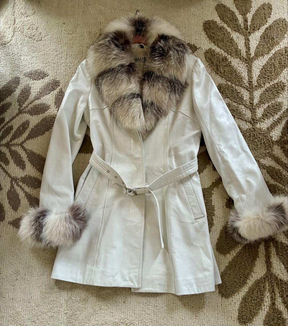 BALMAIN ファーコート
