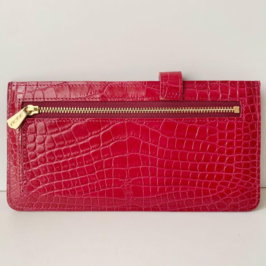 【A.D.M.J.】 ADMJ スリムウォレット　ビー　蜂　長財布　クロコ