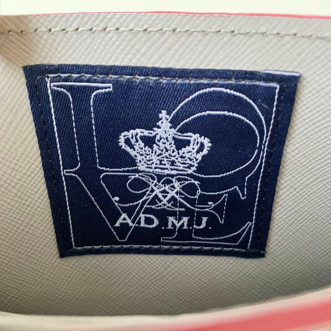 【A.D.M.J.】 ADMJ スリムウォレット　ビー　蜂　長財布　クロコ