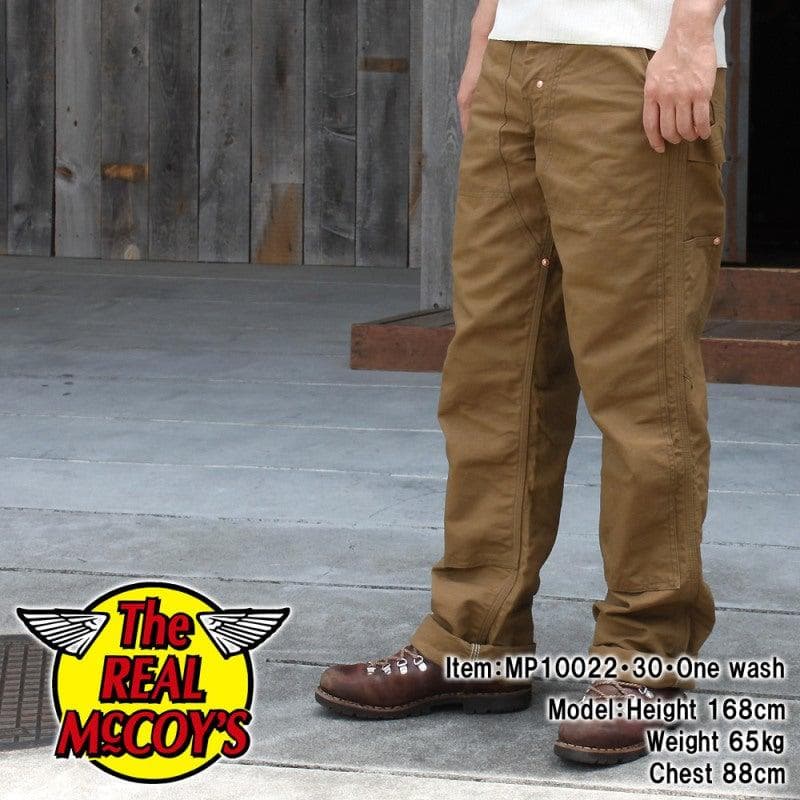 リアルマッコイズ ダブルニー ペインターパンツ ブラウンダック 34