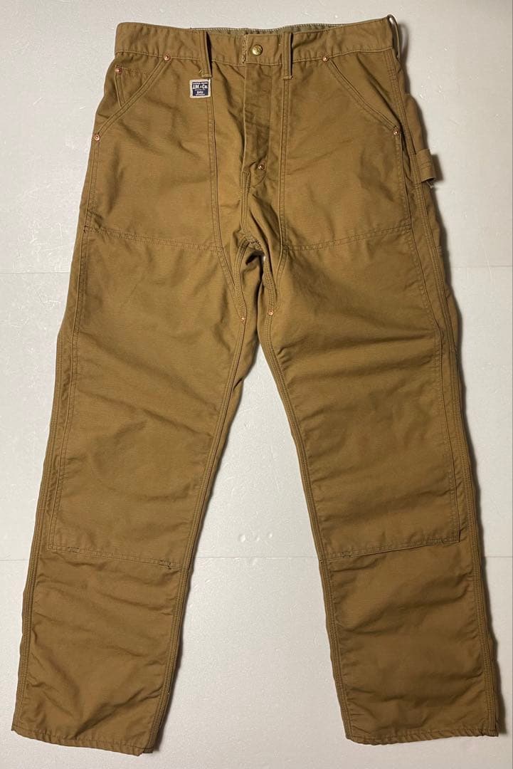 リアルマッコイズ ダブルニー ペインターパンツ ブラウンダック 34