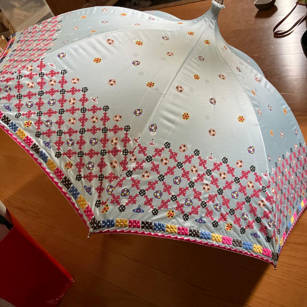 レア　ヴィヴィアン　ウエストウッド水色 日傘　週末SALE❣️