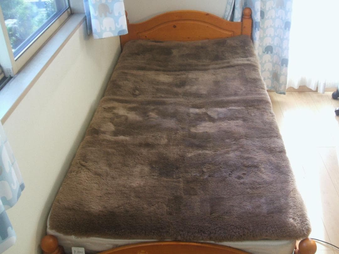 最後の１点新品＊じぶんまくら日本ムートン製＊毛足３５ミリ＊ムートンシーツ