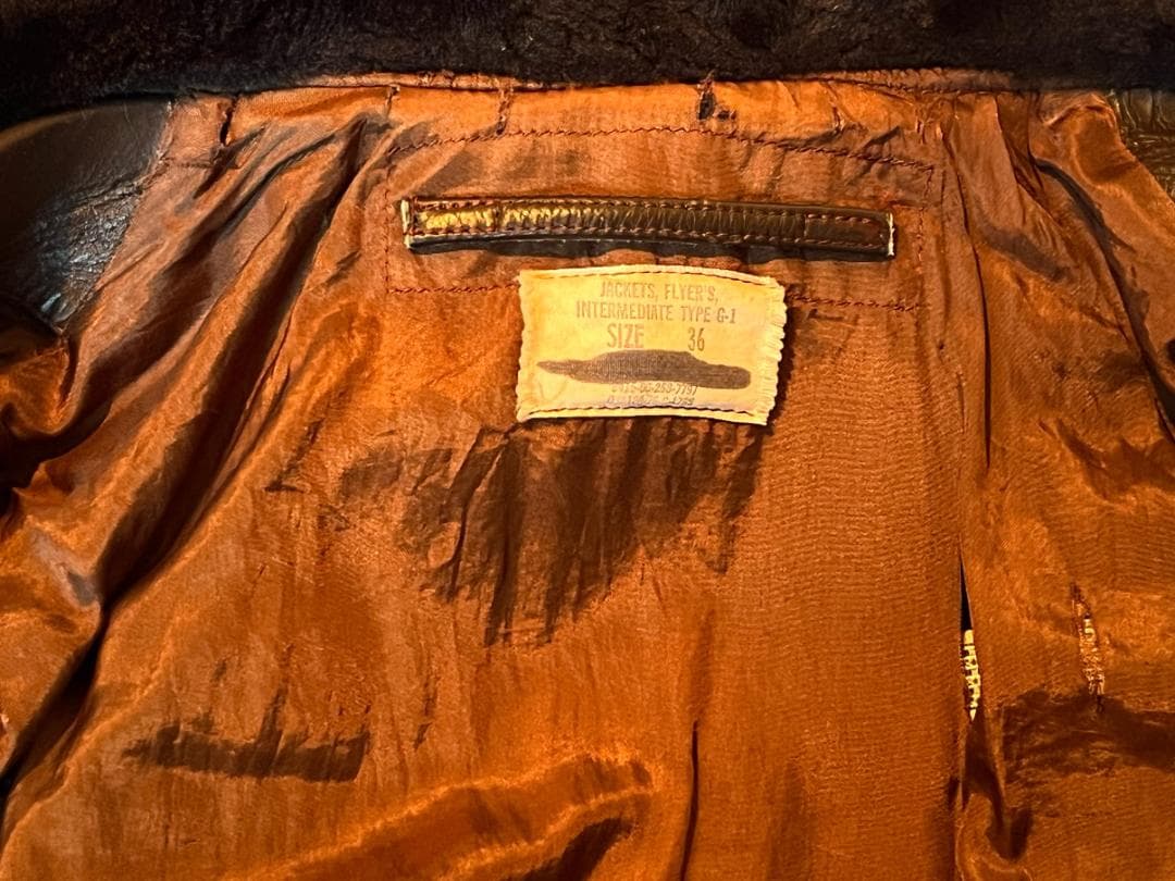✴️ 70sヴィンテージ✴️G-1ボンバージャケット⭐️フライトJT_36