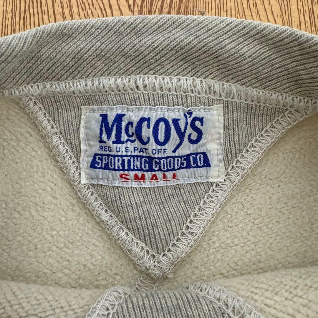 McCOY'S マッコイズ 両V スウェット グレー small USN