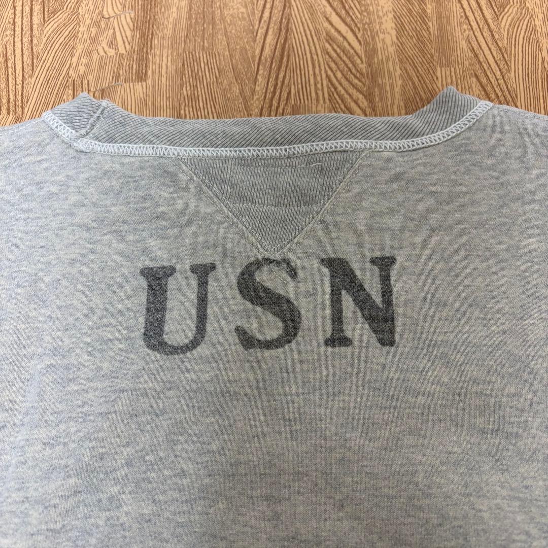 McCOY'S マッコイズ 両V スウェット グレー small USN