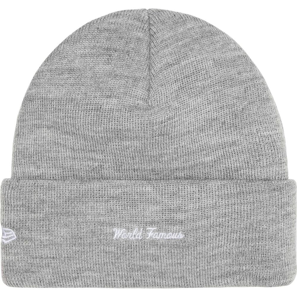 帽子 Supreme New Era Box Logo Beanie 25FW Gry