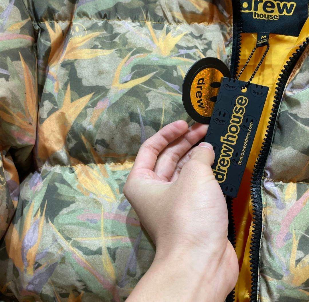 と*き様 drew house カモ柄 ダウンジャケット M 迷彩