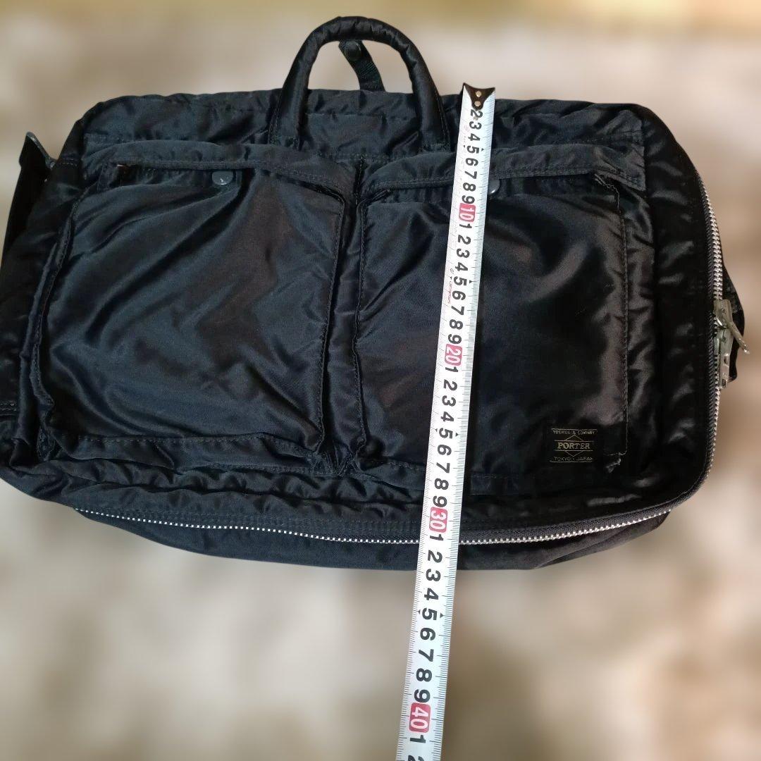 美品 porter タンカー 3 way ビジネスバッグ 黒