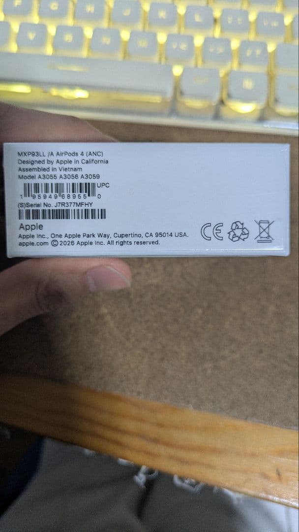 Apple AirPods 4 MXP93LL/Ａ（MXP93J/Ａ海外