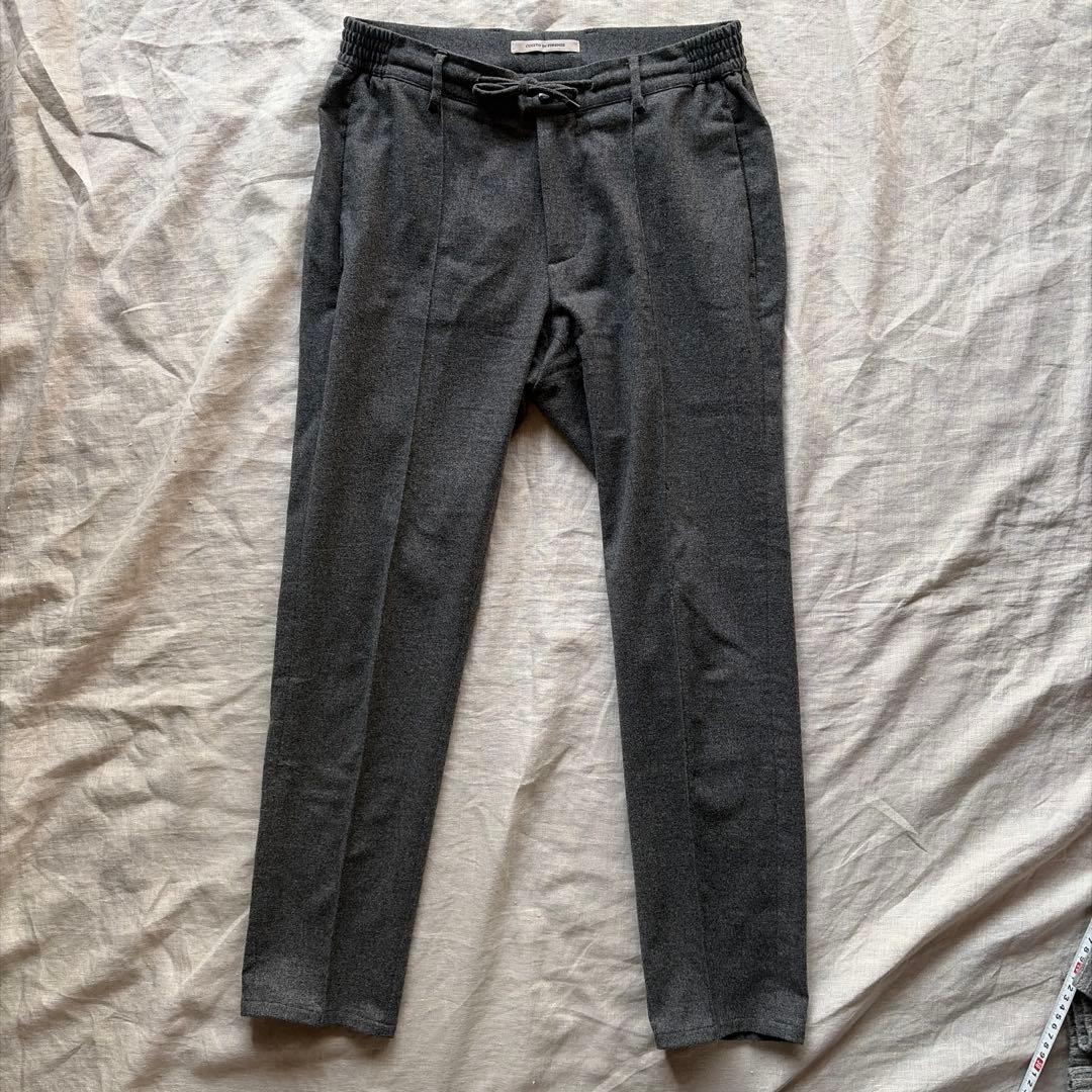 ジャブスアルキヴィオMASACCIO永久クリース ウールスラックス46