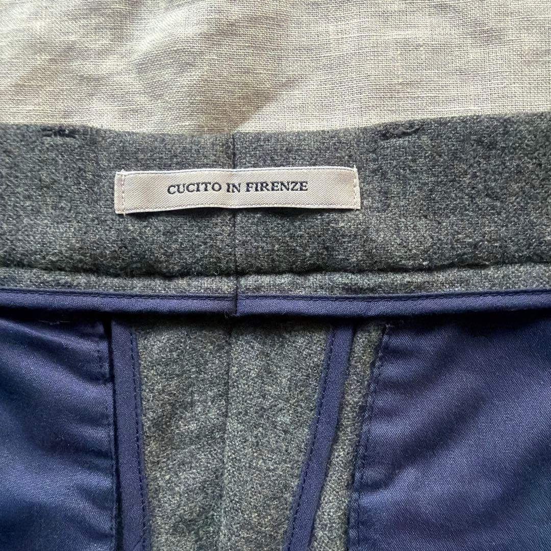 ジャブスアルキヴィオMASACCIO永久クリース ウールスラックス46