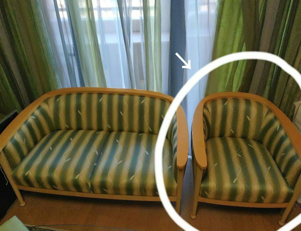 松創 一人掛け ソファ ソファー シカモアメープル IDC 大塚家具 1人用