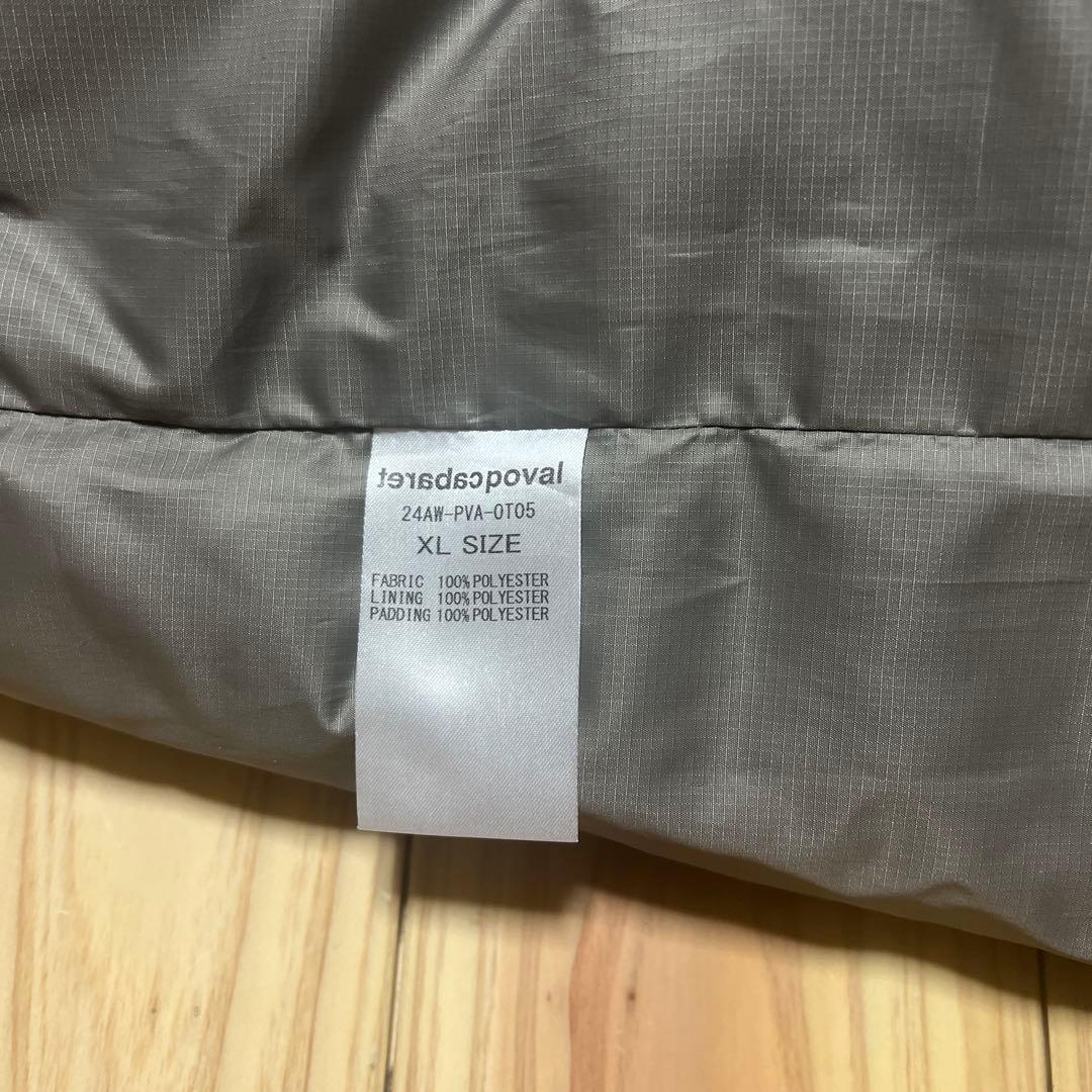 cabaret poval Aircrew Puff Vest グレー 24AW