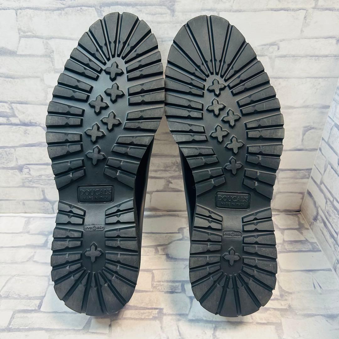 未使用級 Doucal's デュカルス プレーントゥ ダービーシューズ EU39