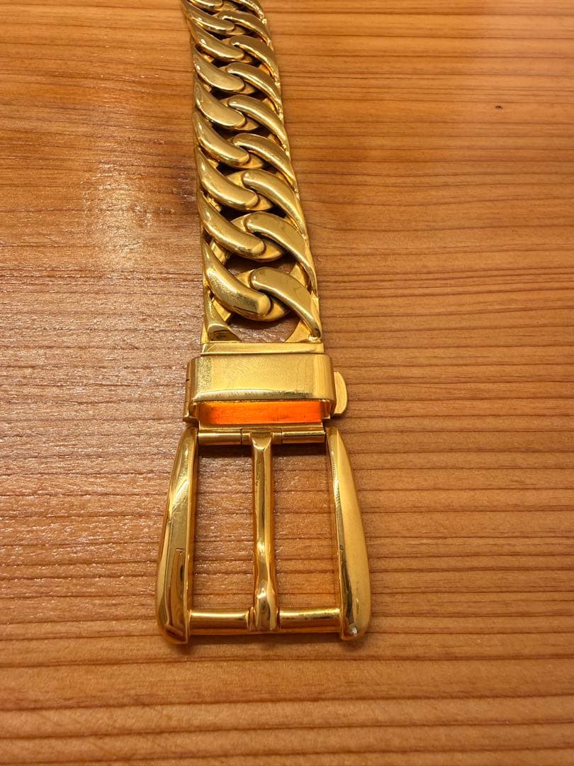 【美品】GUCCI グッチ チェーンベルト ゴールド イタリア製