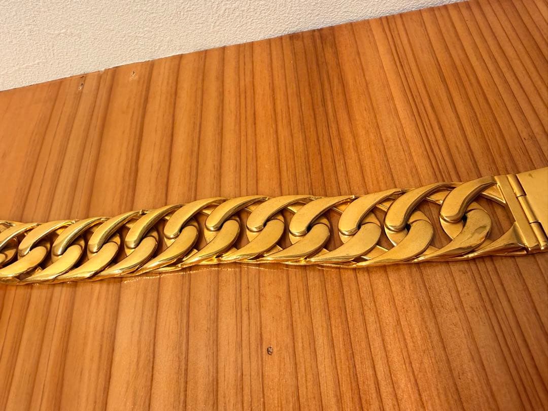 【美品】GUCCI グッチ チェーンベルト ゴールド イタリア製