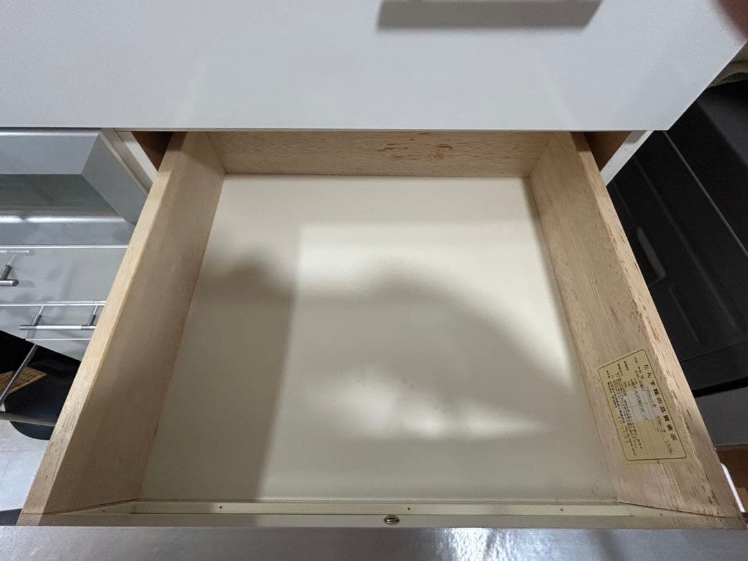 大川家具　ホワイトチェスト タンス 送料込み！　神奈川直接引取の場合は値下げ可能