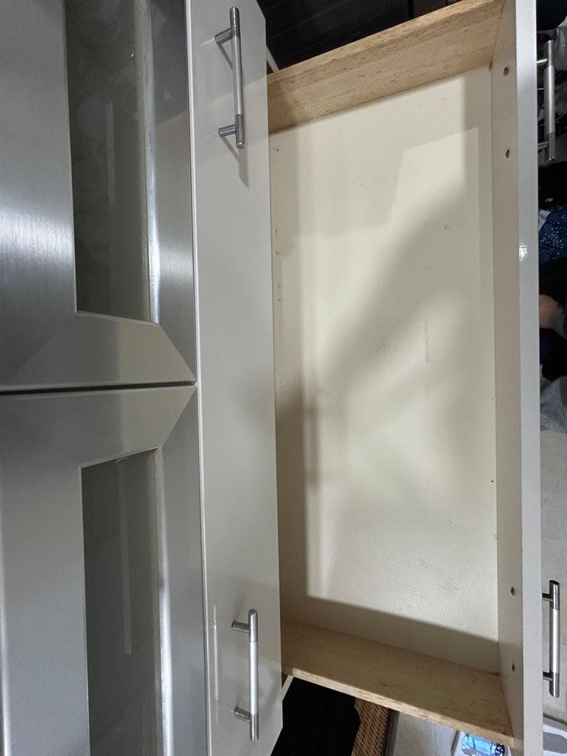 大川家具　ホワイトチェスト タンス 送料込み！　神奈川直接引取の場合は値下げ可能