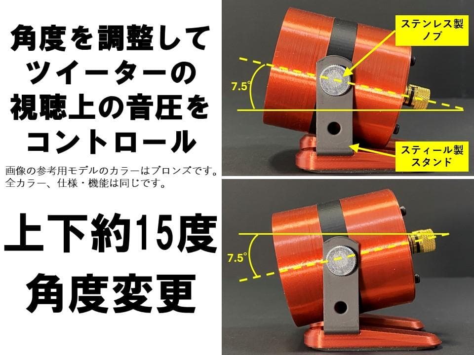 アドオン■高能率97dBホーンツイーター2個セット■ブラックGHK01